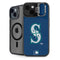 MLB Seattle Mariners - Solid Distressed iPhone 14 Kickstand Case